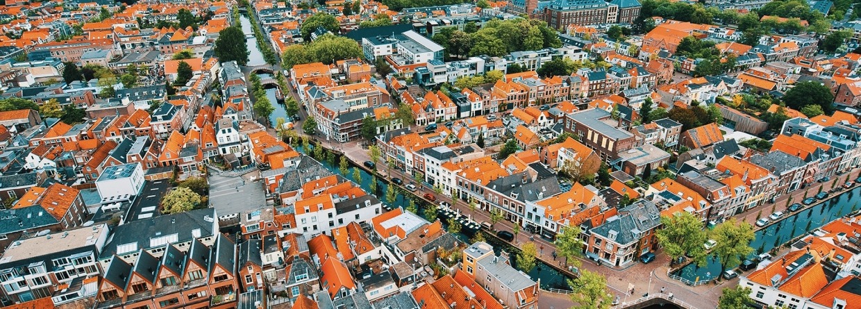 Delft stad in Nederland, Europa